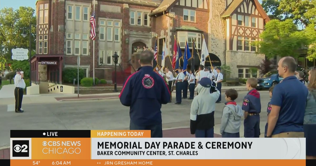 Honoring Memorial Day in Chicago suburbs CBS Chicago