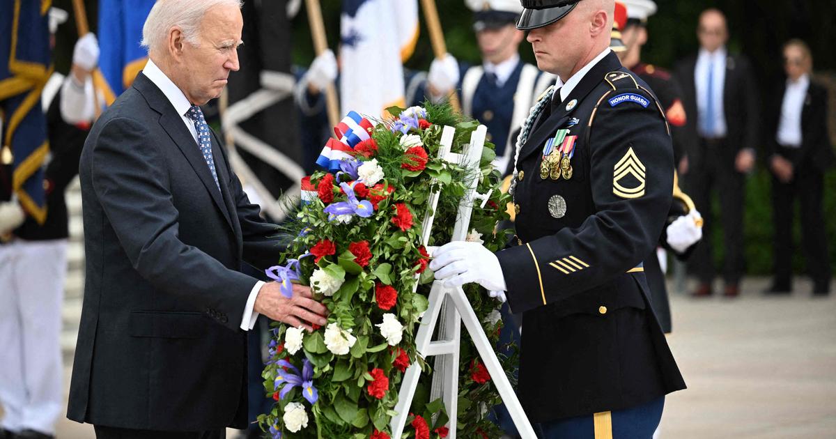 Biden honors the troops’ sacrifice on Memorial Day