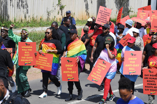 Protesters March Against Uganda's Anti-Homosexuality Bill, In South Africa 