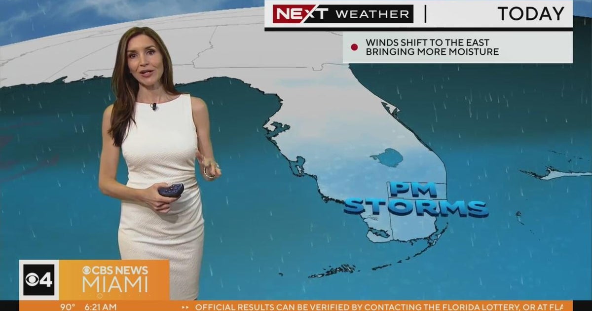 South Florida temperature: Hot and stormy in the afternoon