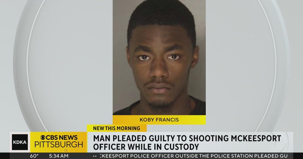Man pleads guilty to shooting McKeesport Police officer in 2020 - CBS ...