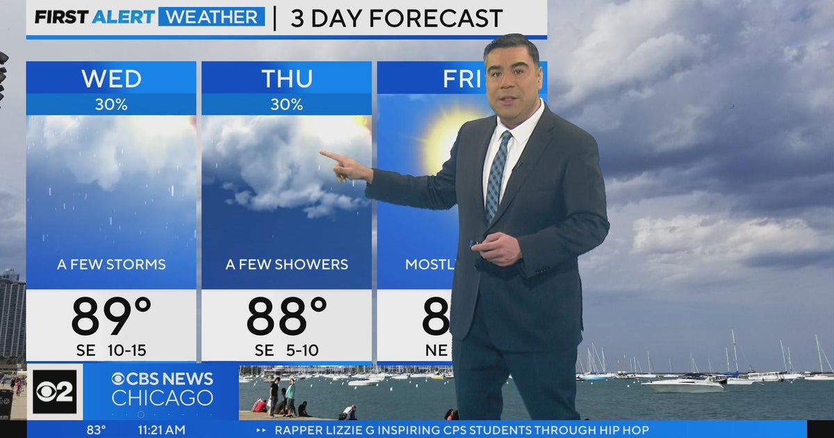 Chicago First Alert Weather: Afternoon showers - CBS Chicago
