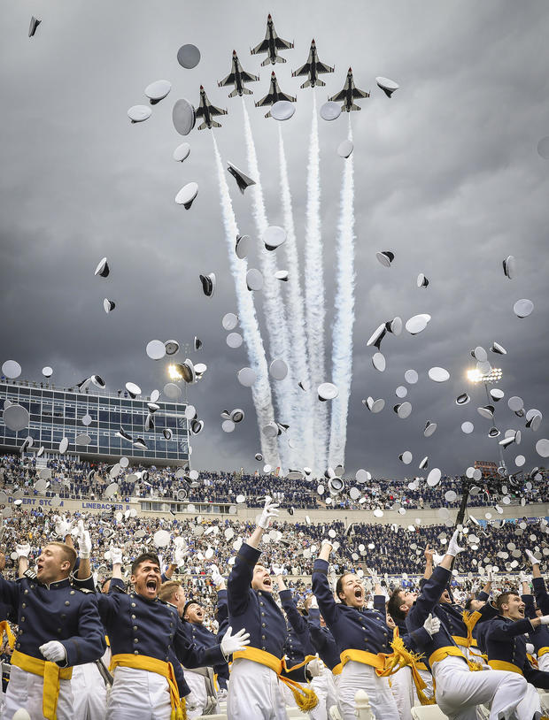 President Biden Delivers The Commencement Address At The Air Force Academy In Colorado 