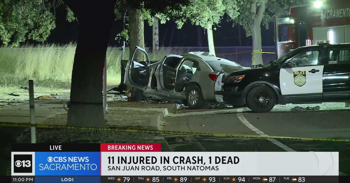10 injured, 1 dead in south Natomas crash - CBS Sacramento