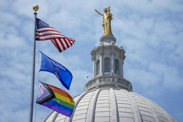 Wisconsin Capitol Pride Flag 