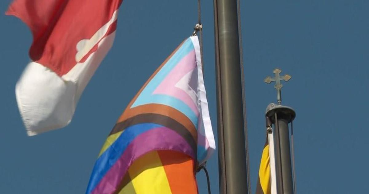 Pride flag flown over Howard County government building for first time -  CBS Baltimore