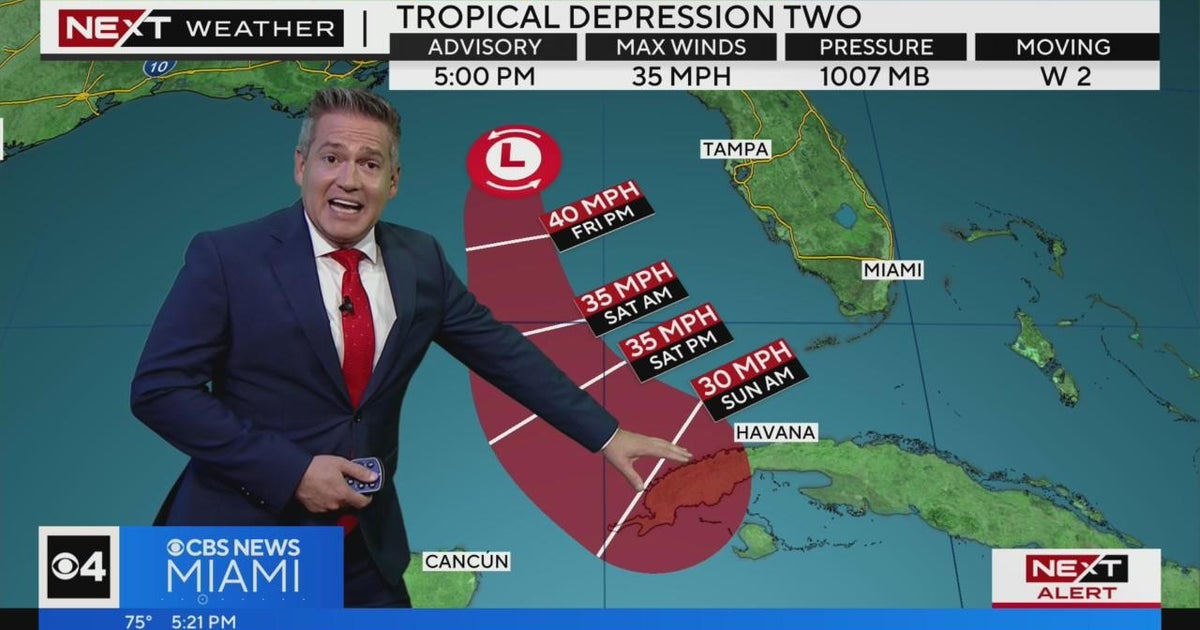 NEXT Weather forecast for Thursday 6/1/23 5PM - CBS Miami