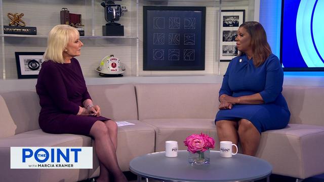 Marcia Kramer and Letitia James on "The Point" 