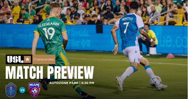 Miami FC to just take on Memphis 901 FC tonight