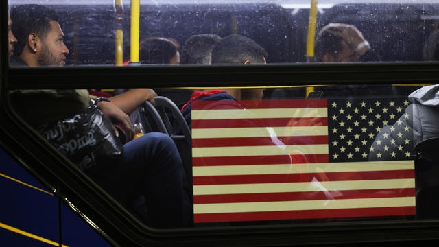 Migrants Continue To Arrive In New York City, Being Bussed From Other States 