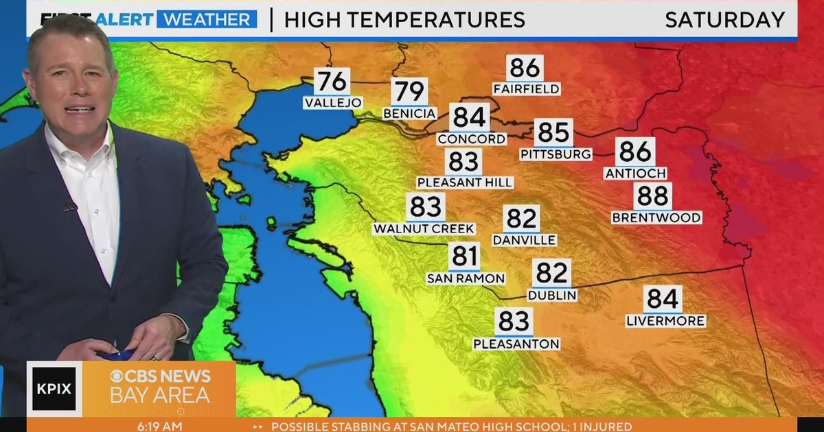 Saturday morning First Alert Weather forecast - CBS San Francisco