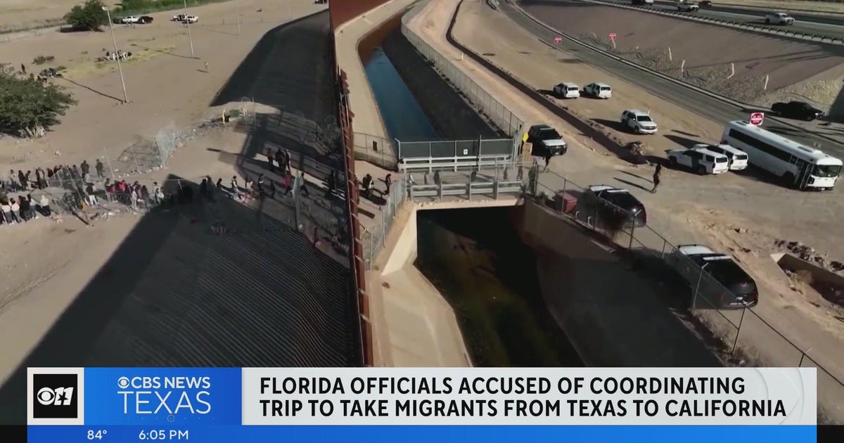 Another flight filled migrants lands in California - CBS Texas