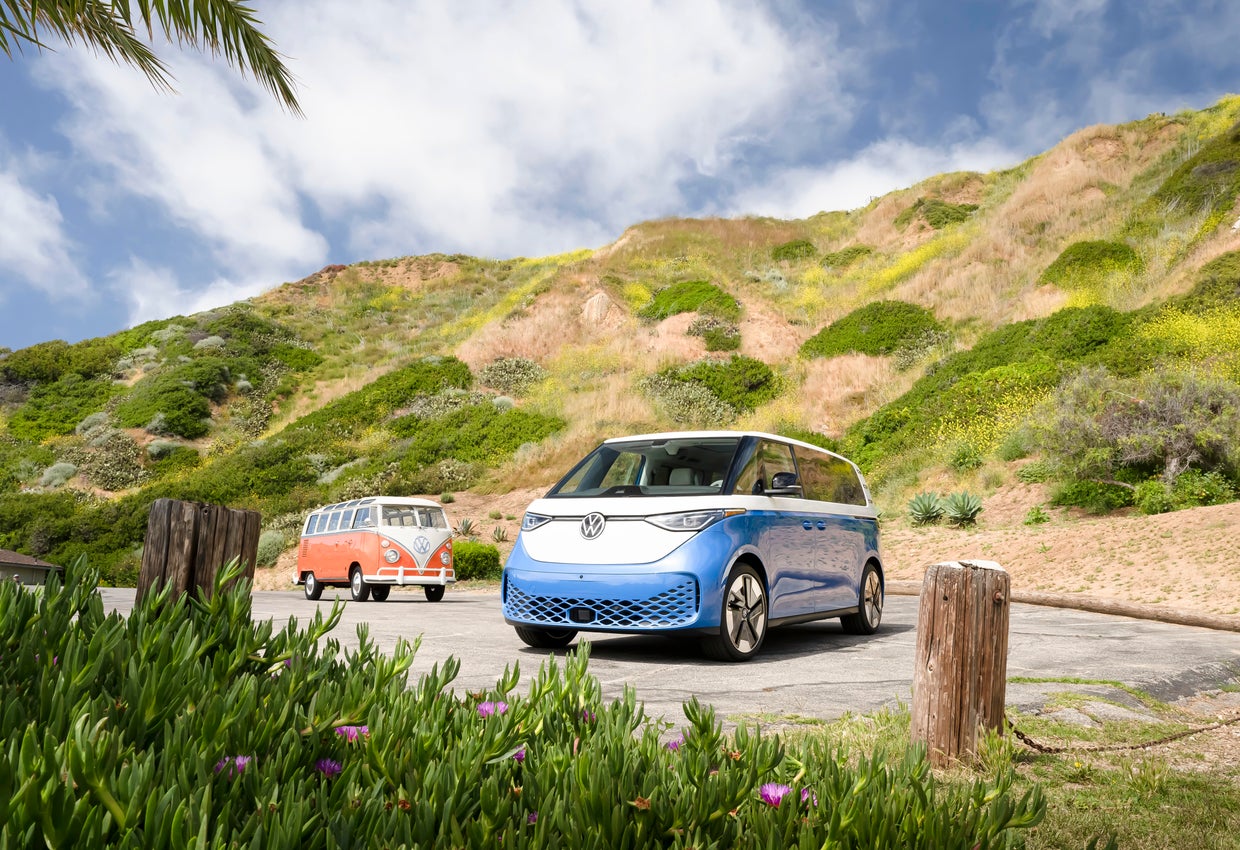 VW Microbus has a new electric version called the ID. Buzz - CBS News