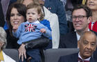 Princess Eugenie and Jack Brooksbank with August Philip Hawke Brooksbank 