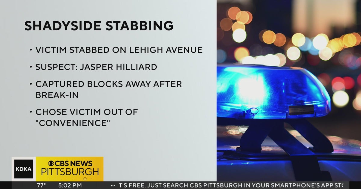 70-year-old man stabbed in Shadyside - CBS Pittsburgh