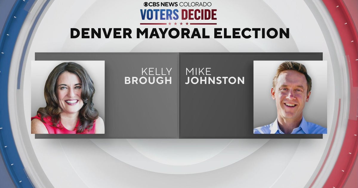 Denver mayoral election runoff between Kelly Brough and Mike Johnston