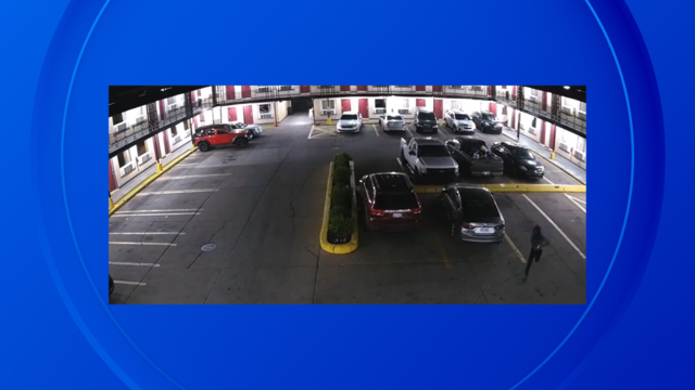 Surveillance video shows suspect running away from murder scene at Highland Park hotel 
