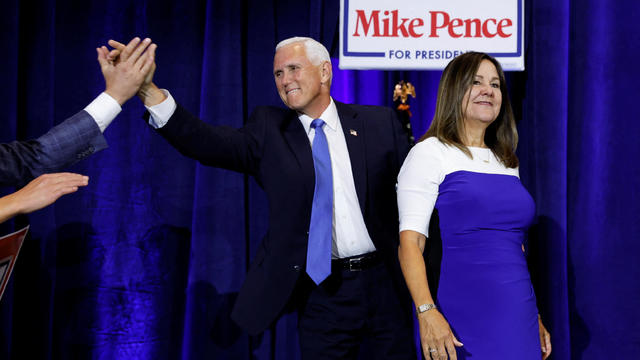 Former U.S. Vice President Mike Pence announces run for the Republican U.S. presidential nomination in Ankeny, Iowa 