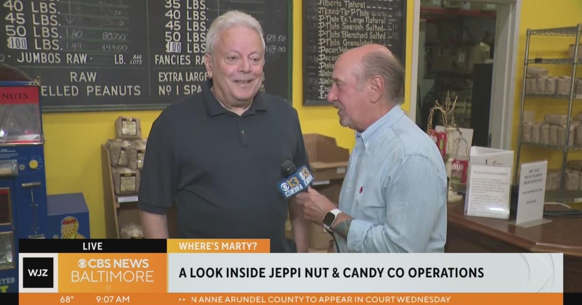 Where's Marty? At Jeppi Nut & Candy Co. learning about their popular