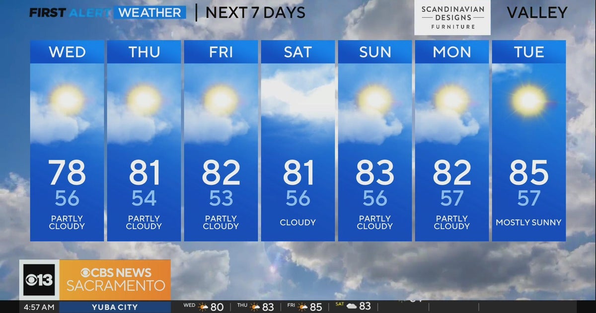 Wednesday morning weather forecast - June 7, 2023