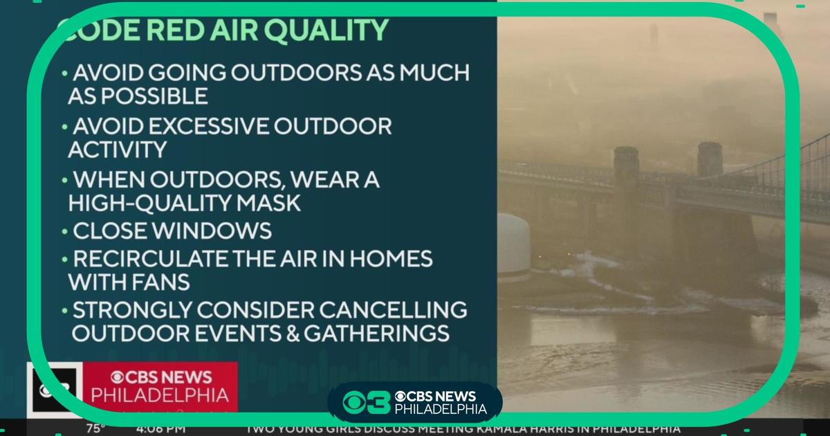 What does a Code Red air quality mean and is it safe to go outside