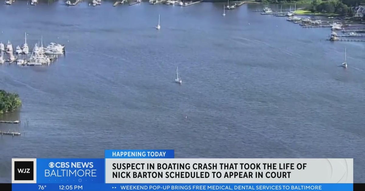 Suspect in fatal boating accident in Anne Arundel County to appear in court Wednesday CBS