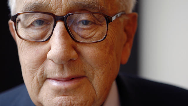 Henry Kissinger, former U.S. secretary of state, poses for a portrait after an interview in New York, March 13, 2008. 