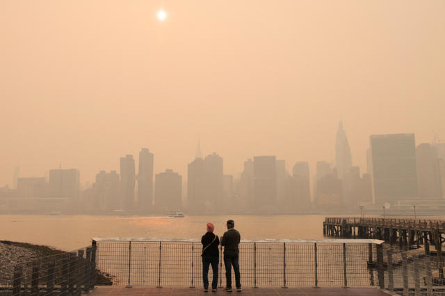 Wildfire smoke-laden haze could hang around Northeast and beyond