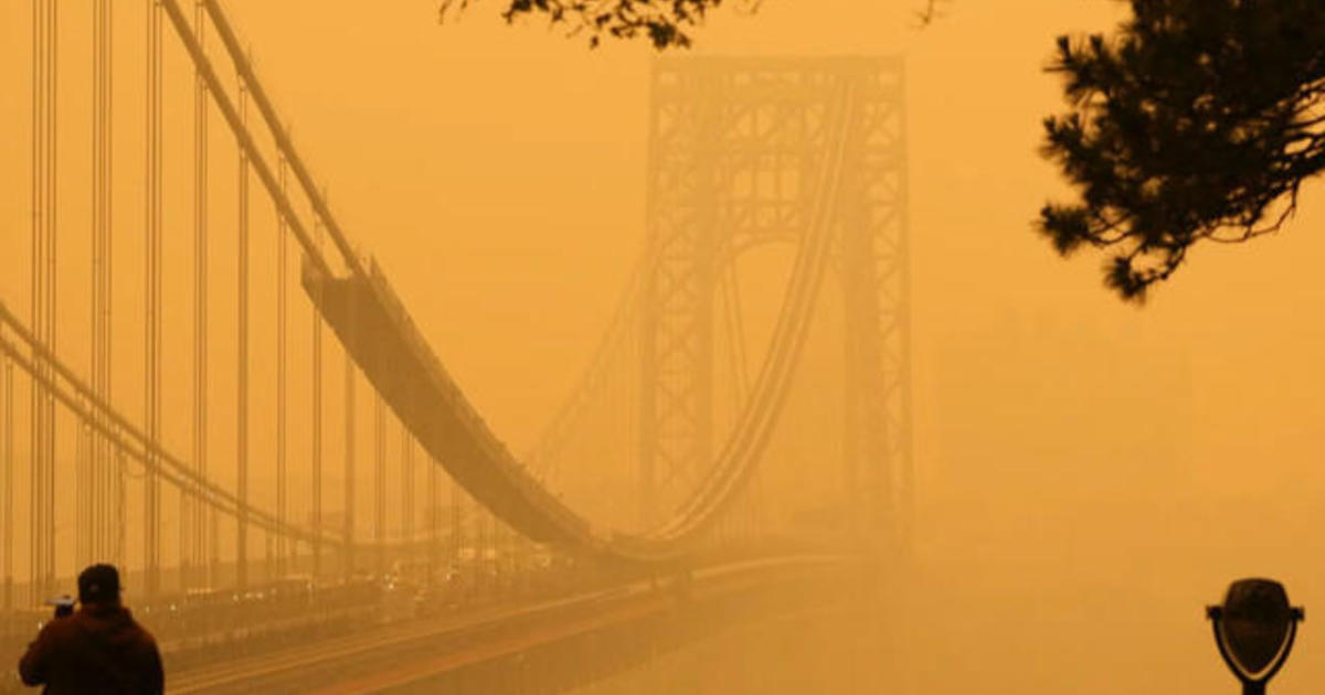 Hazardous air quality due to smoke from Canadian wildfires sparks health concerns in U.S. Northeast