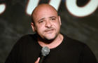 Comedian Mike Batayeh performs during an appearance at The Ice House Comedy Club on May 1, 2014, in Pasadena, California. 