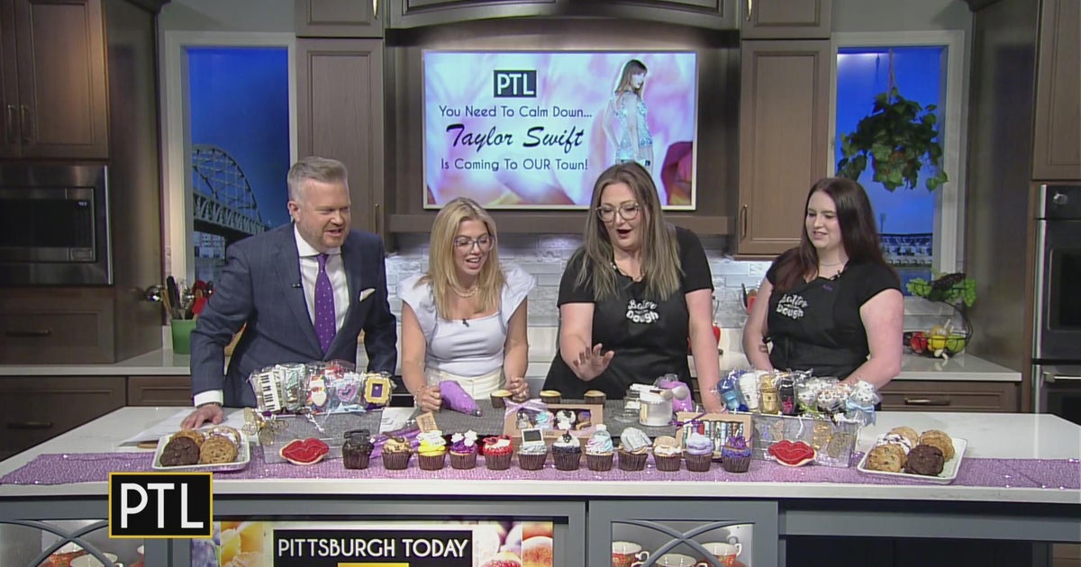 Taylor Swift cupcakes from Batter & Dough CBS Pittsburgh