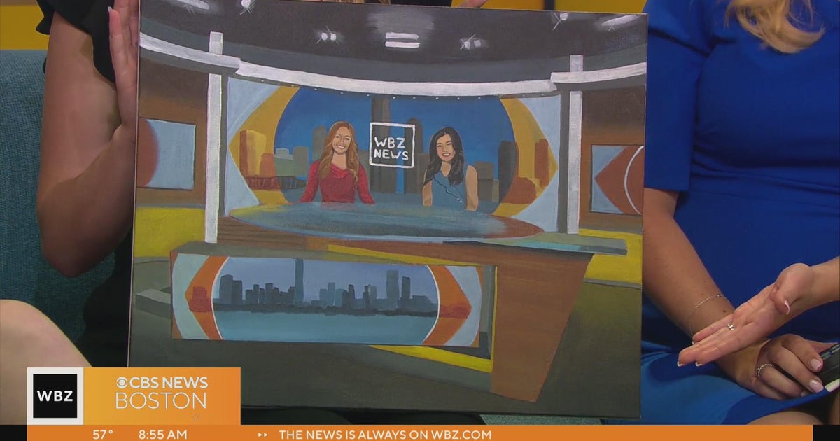 Watch: Live painter Devin Tormey makes portrait of WBZ anchors during ...