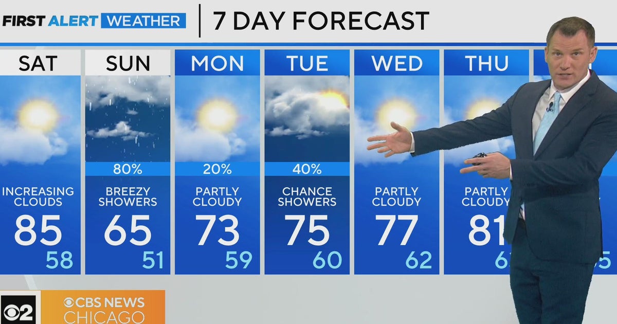 First Alert Weather: Rain by end of weekend - CBS Chicago