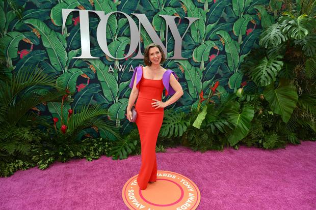 US actress Miriam Silverman arrives for the 76th Tony Awards at the United Palace in New York City on June 11, 2023. 
