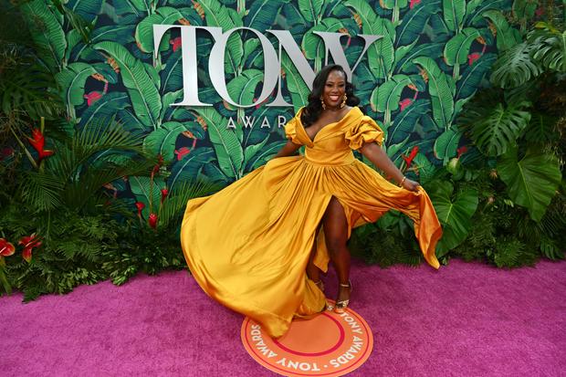 US actress Crystal Lucas-Perry arrives for the 76th Tony Awards at the United Palace in New York City on June 11, 2023. 