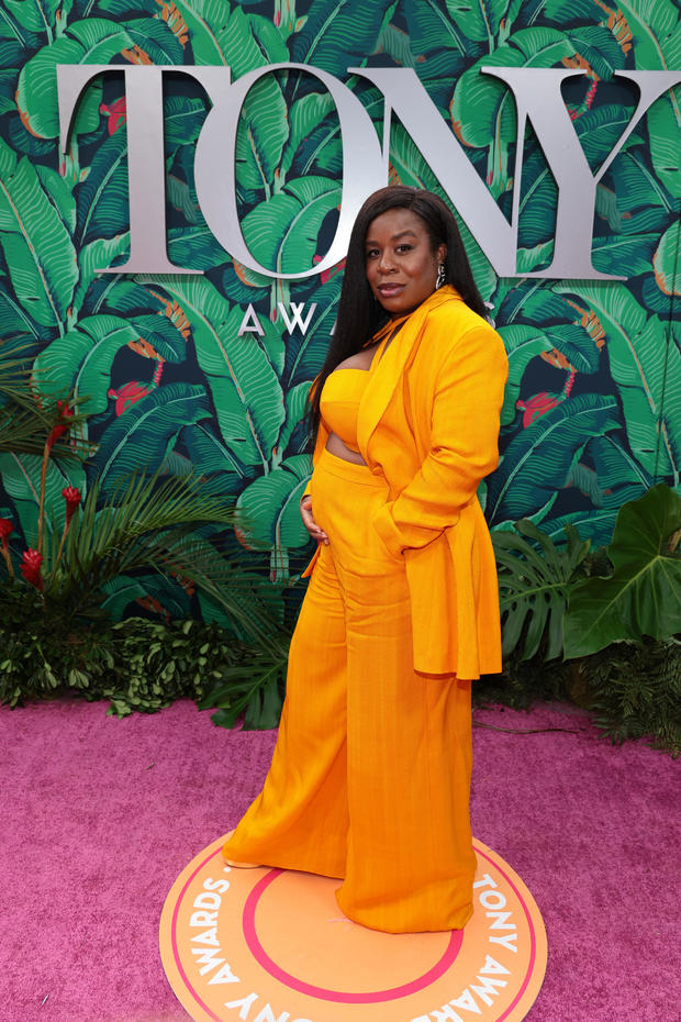 Uzo Aduba attends The 76th Annual Tony Awards at United Palace Theater on June 11, 2023 in New York City. 
