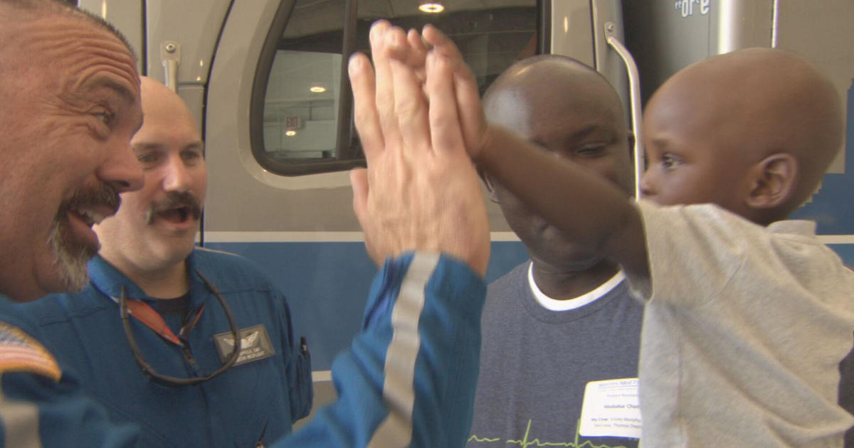 Boston medflight workers reunited with patients they rescued at event in Bedford