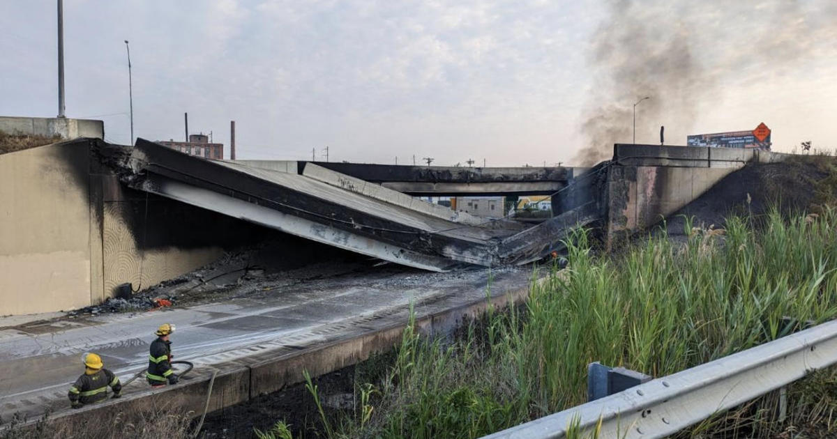 Open cover on gas tank may have caused fire that led to I-95 collapse in Philadelphia, NTSB says – CBS News