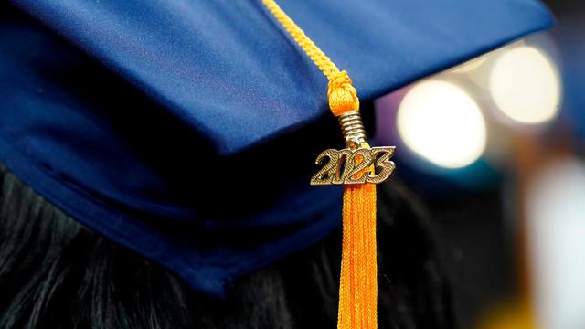 College graduation cap 