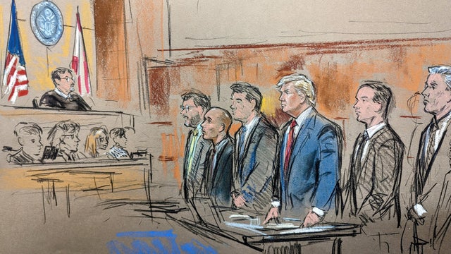 Trump in court 