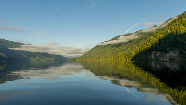 Lake Crescent is seen in Olympic National Park in Washington state Oct. 5, 2020. 