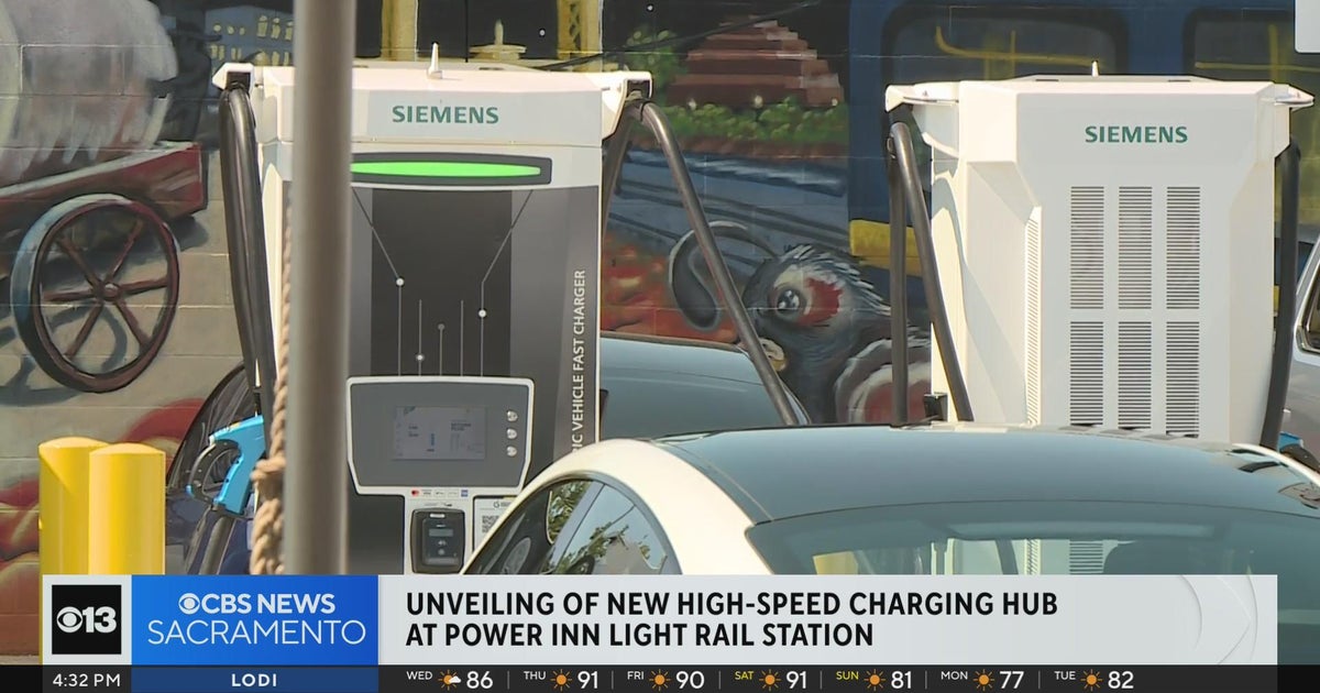 New high-speed charging hub unveiled at Power Inn light rail station