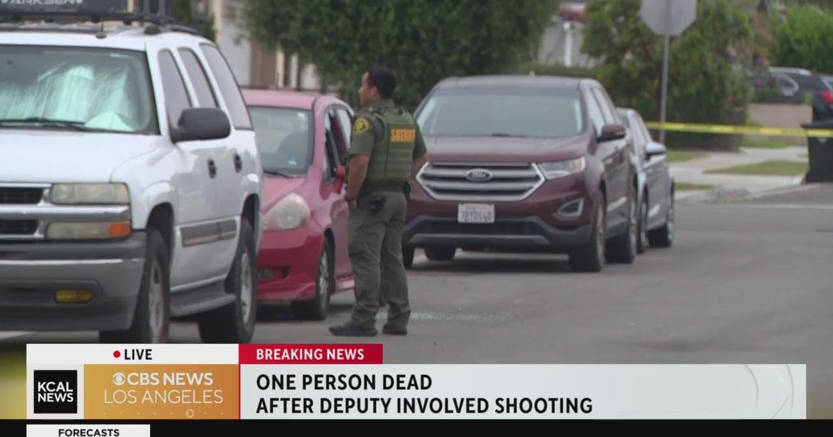 One person dead after deputy involved shooting in Midway City - CBS Los ...