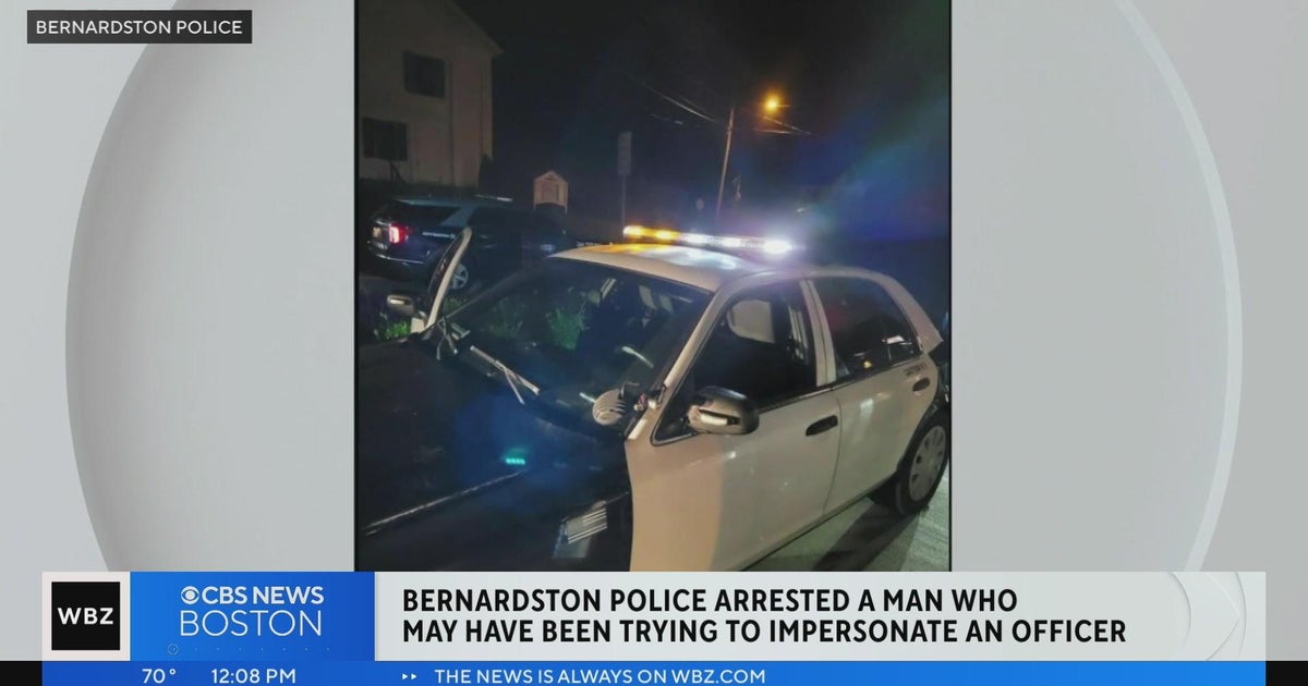 Bernardston police charge armed man with impersonating officer CBS Boston