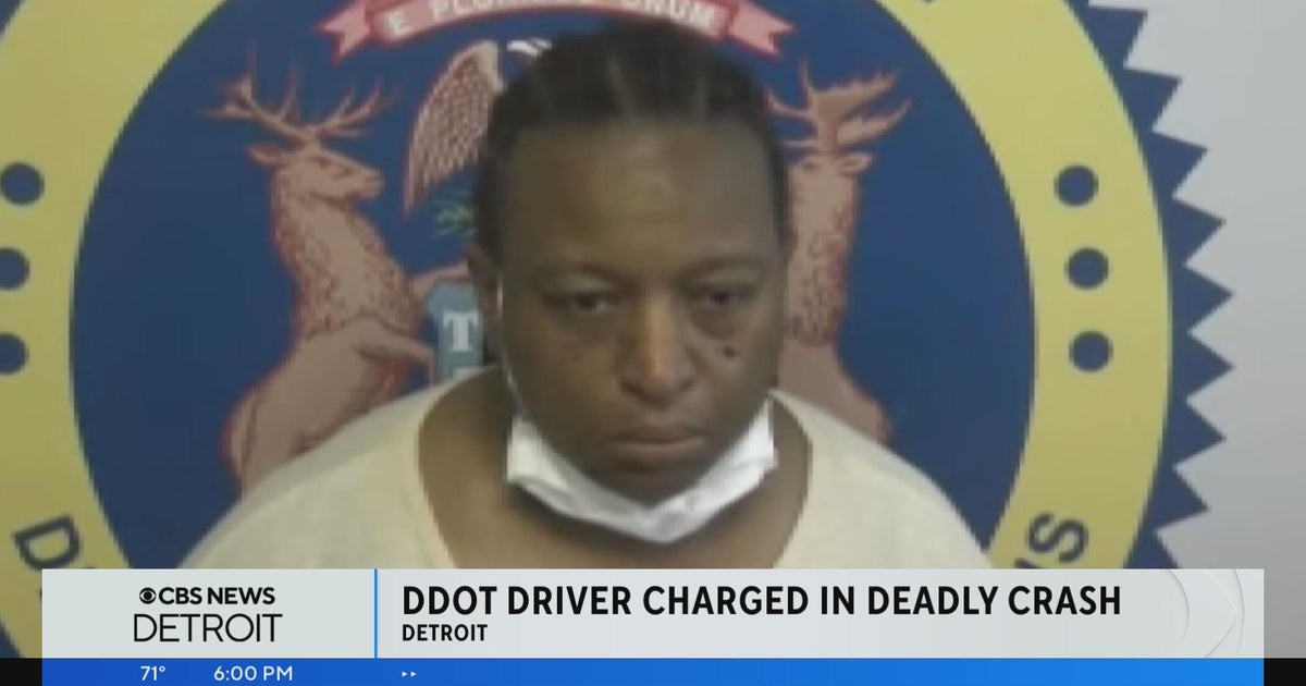 DDOT driver charged in crash that killed 67-year-old woman - CBS Detroit