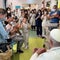 Pope meets young cancer patients on eve of expected hospital discharge