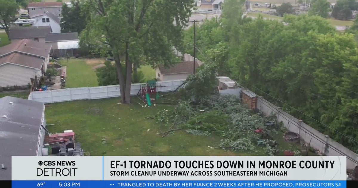 EF1 tornado touches down in Monroe County - CBS Detroit