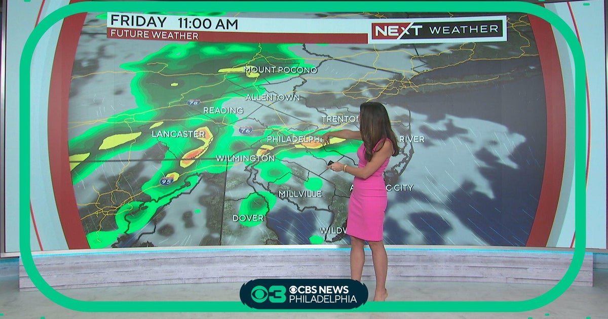 NEXT Weather Heavy, gusty storms possible CBS Philadelphia