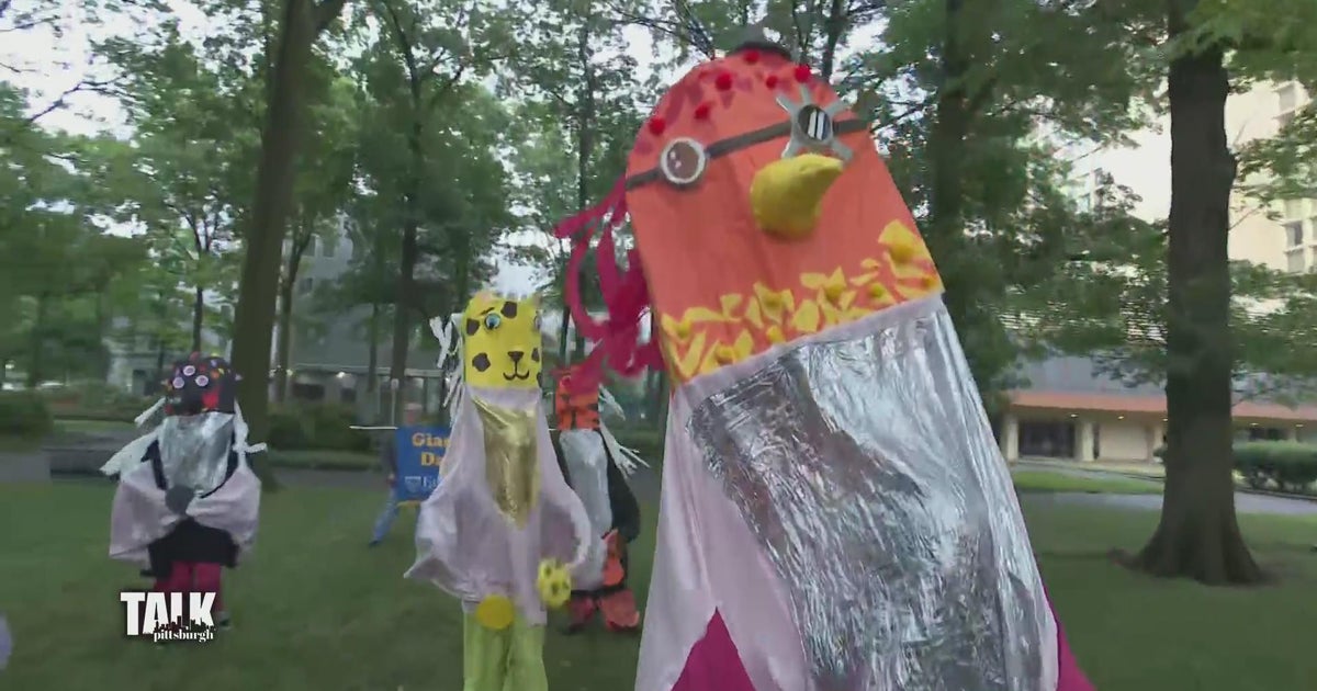Giant Puppet Dance Club performs CBS Pittsburgh
