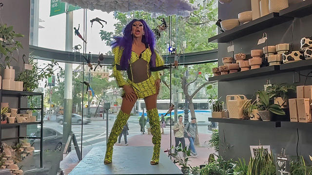 SF pop-up drag shows downtown 